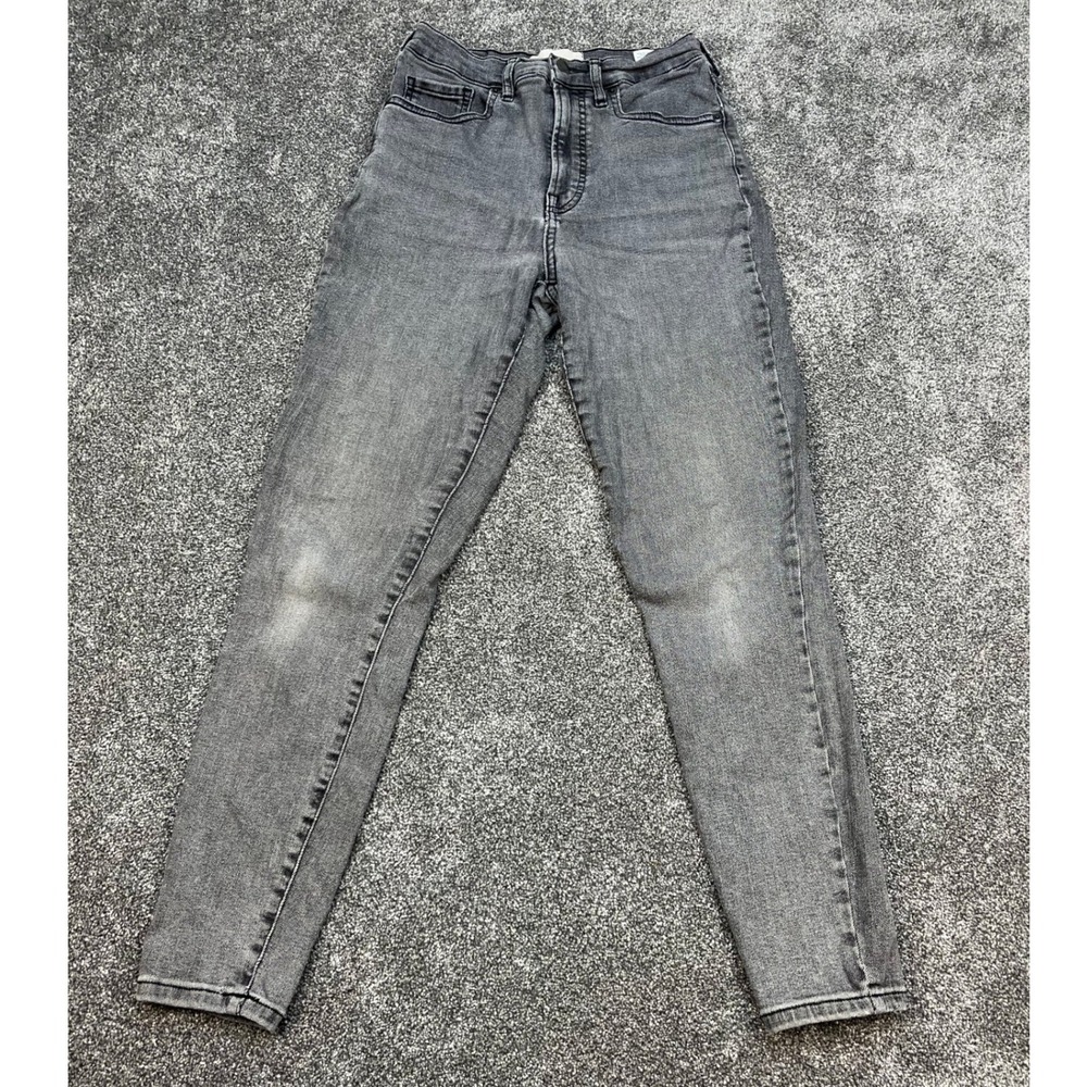Everlane High Rise Skinny‎ Jeans Women's W27 Gray Faded Stretch Denim Regular